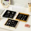 Nordic Storage Jewelry Box Women's Small Items Lipstick Multi-Layer Transparent Earrings Stud And Accessory Organization Box