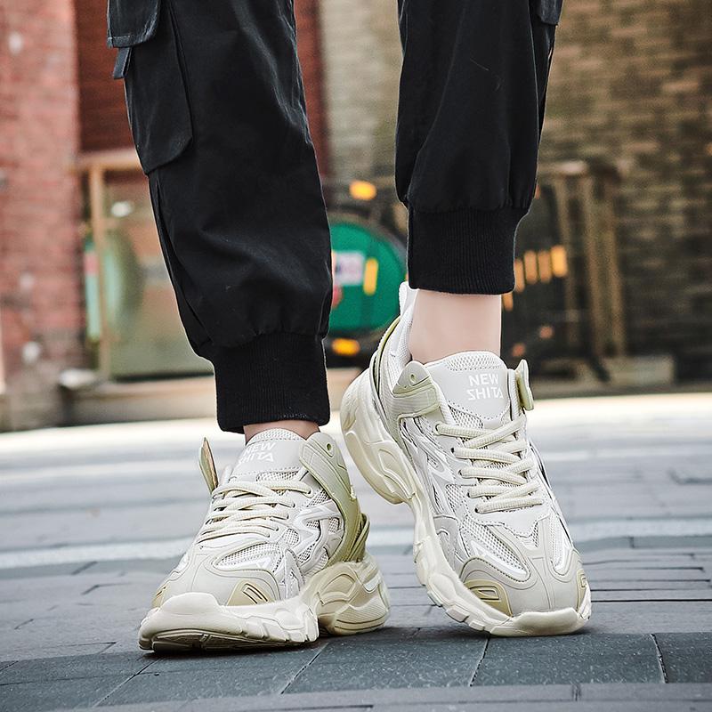 Унисекс модная обувь для пар ретро кроссовки для папы 44 сапфир синий — фото 12