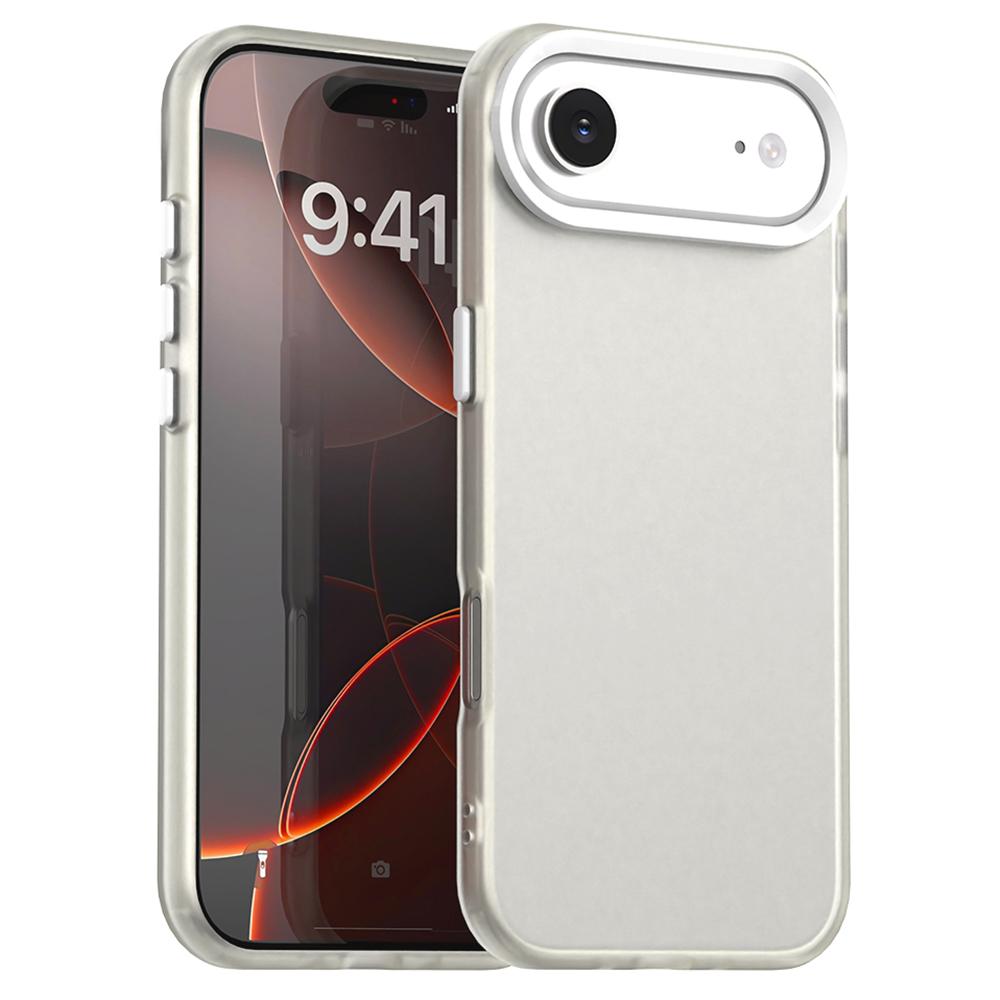 For iPhone 17 Air Case PC+TPU+PET Matte Anti-Drop Phone Back Cover