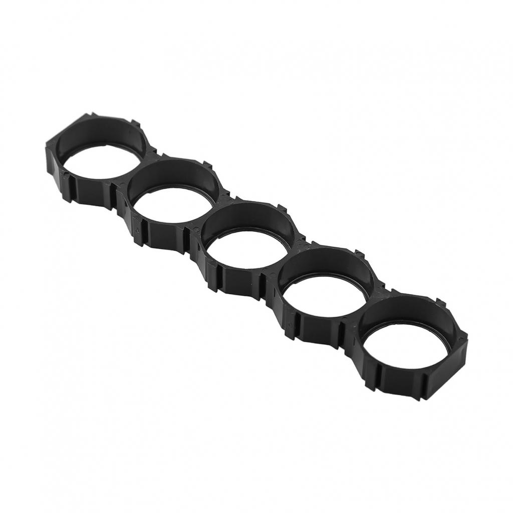 10pcs For 21700 Cell Holder Brackets Plastic Frame ABS+PC Black Design
