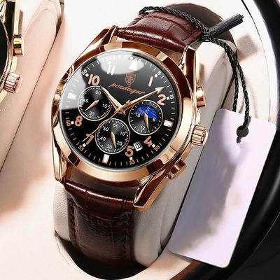 Novo Relógio Masculino de Tecnologia Preta Relógio de Quartzo Estudante Moda Relógio Masculino Negócios
