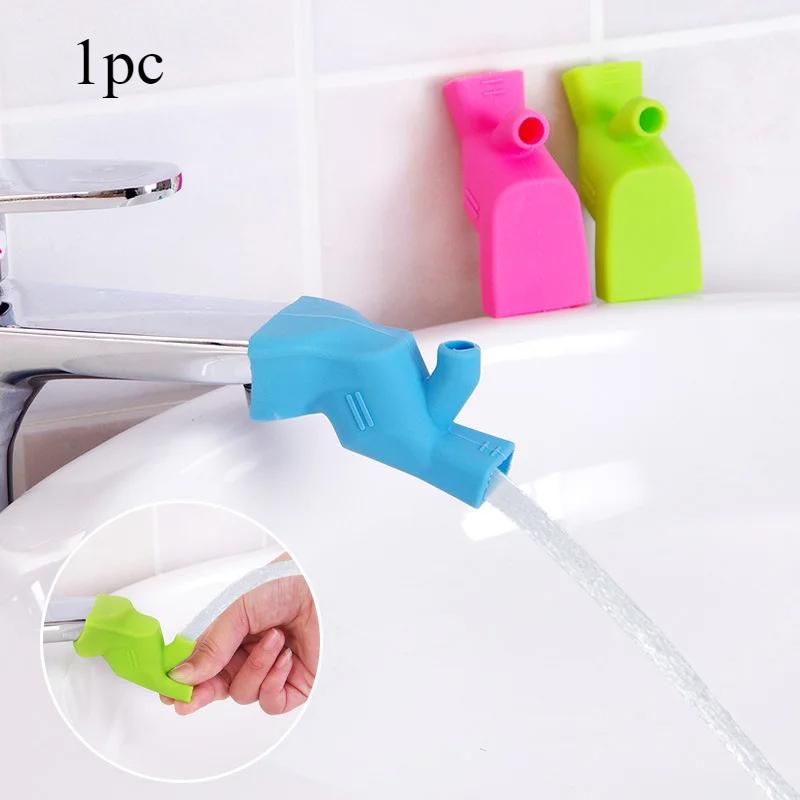 Silicone Faucet Extender Bathroom Sink Device Children s Hand Washing Accessories Are Highly Elastic Bathroom Accessories