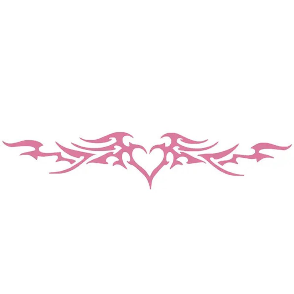 

DIY Heart Wings Car Windshield Sticker Vinyl Film Self-Adhesive Auto Decor Removable Vehicle Tuning Accessory рожевий
