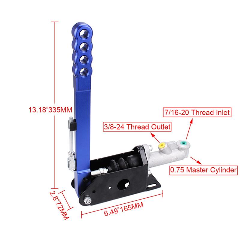 M63K-Auto 340 mm Racing Drift Hydraulische Handrem Universeel Competitieve Drift Hydraulische Handrem Competitief Handrem Onderdeel
