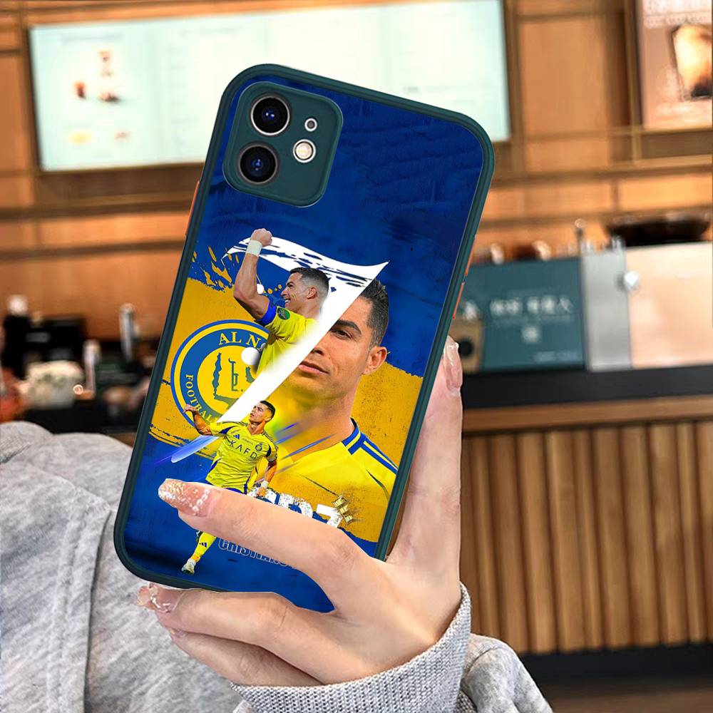 Famous Football Players C-CR7 For Silicone Matte Phone Case For iPhone 16 Pro Max 15 14 13 12 11 X XS MAX