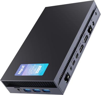 HiMeLE Overclock X5 mini-PC til kontor og industri med en Core i5 12450H 32 GB DDR4 1 TB PCIE x4 to HDMI og to Gigabit Ethernet LAN-porte,