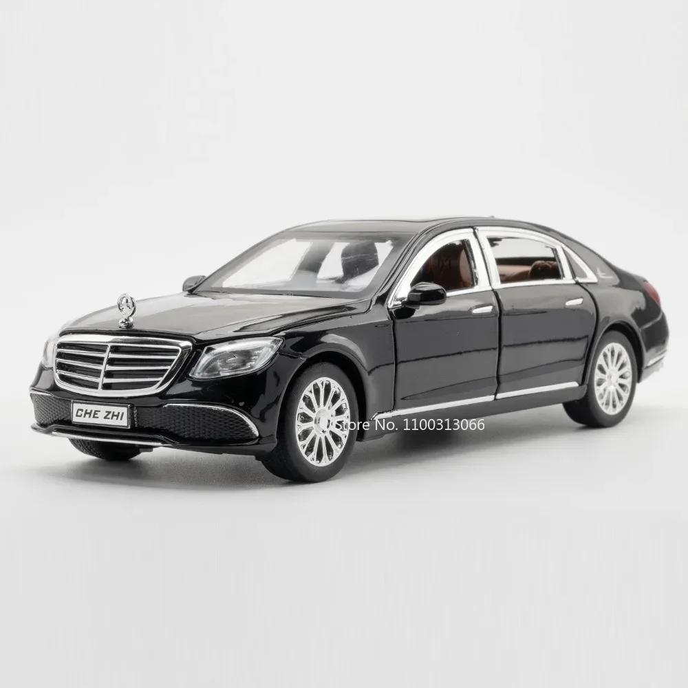 1:24 E300eL GLE350 Models Cars Alloy Toys 6 Doors Opened Miniature Car with Pull Back Light Music Vehicles Boys Collection Gifts