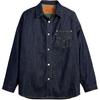 Air Overshirt Jacket Indigo Unisex Outerwear Blue 005FG0000