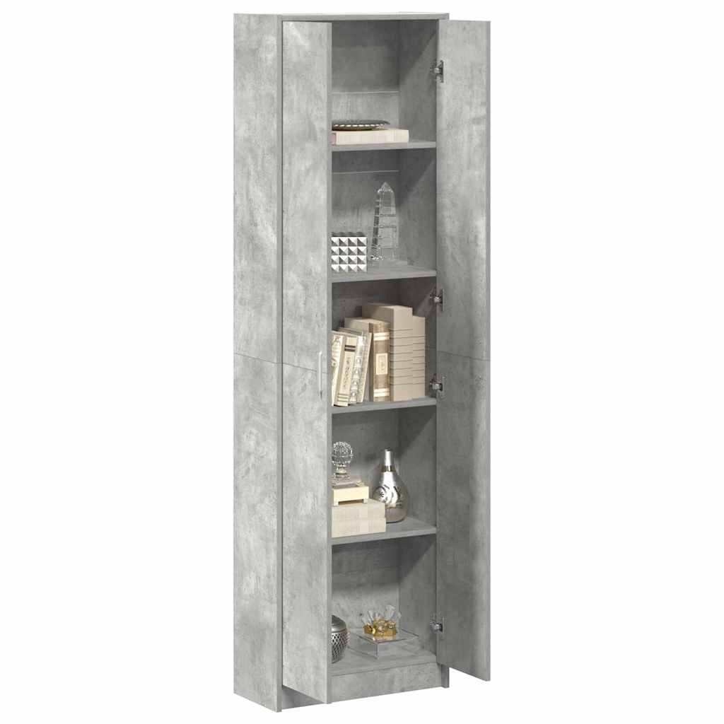 Wardrobe Concrete Grey 55 x 25 x 189 cm Particleboard