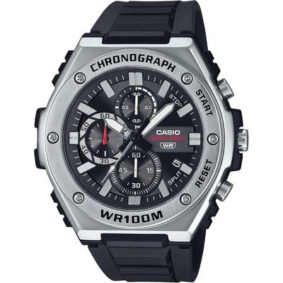 Standard Men's Quartz Watch 1/10 Second Chronograph Black MWA-300H-1AV