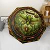 Steampunk Insect Jungle pattern umbrella, portable and foldable design, 8 ribs, a casual accessory for Halloween, Christmas, and birthday gifts.