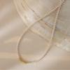 Elegant Freshwater Pearl and Shell Bead Women's Necklace - High-End Design Choker and Clavicle Chain