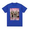 Professional Yapper Meme T-Shirt Funny Cat Lovers Graphic Short Sleeve T Shirt 100% Cotton Casual Comfort Loose T-shirts Unisex