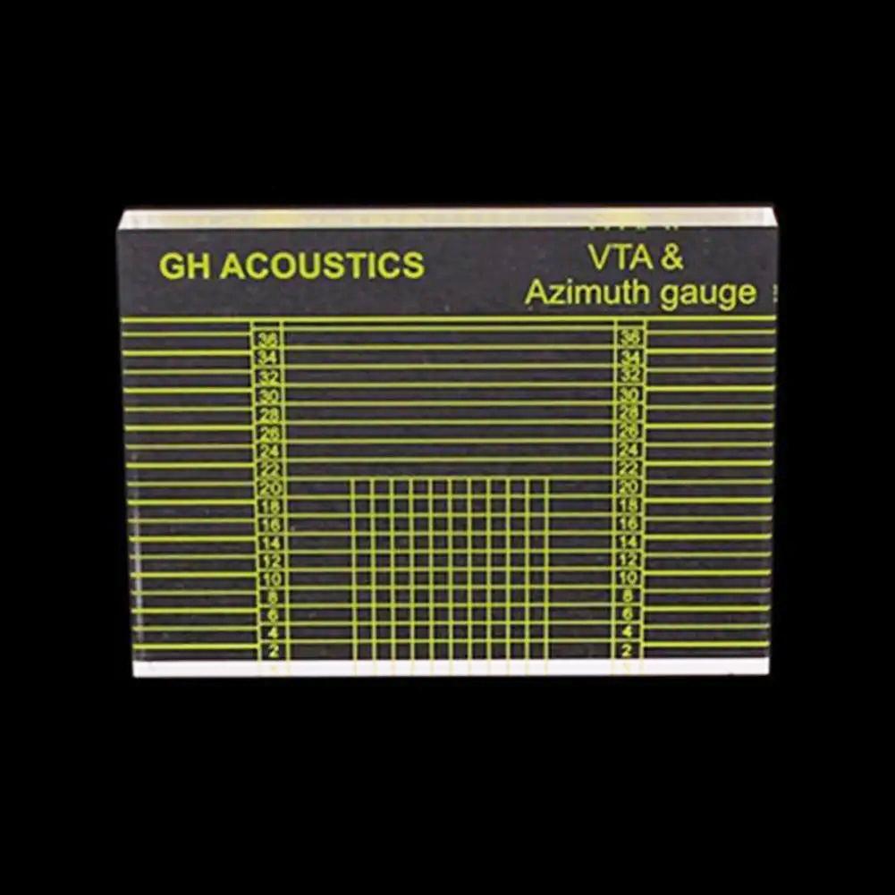 Cartuș Pick-up Braț de Ton VTA Echilibru Măsurare Azimut Orizontal Ajustare Riglă Instrument Pentru Pick-up Vinil LP Fonograf