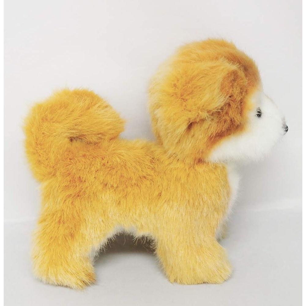 Sanei Graceful Puppy Series Akita Dog Standing Plush Toy 17cm Japan-made