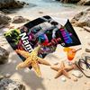 Custom Name Personalized Game Fortnite Print Beach Towel, for Trip Camping Beach Party Home Decor, Birthday Gift for Family & Friends