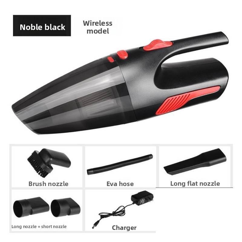 

High Charging Power Cordless Dry Wet Dual Portable Car Household Vacuum Cleaner чорний