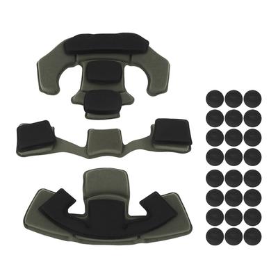 3 Stück Memory-Schaumstoffpolster Schutzschwammfutter Helmpolster-Set für Universal Motorrad Roller Fahrrad Radhelm