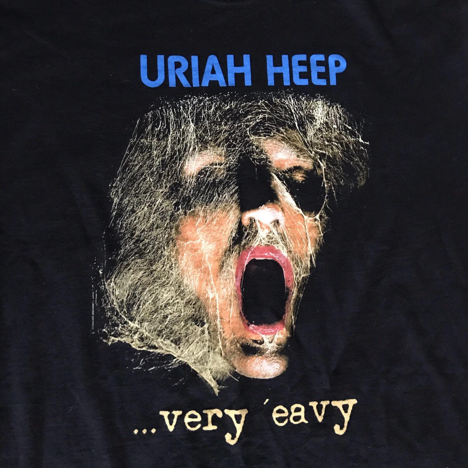 Uriah Heep Gift For Fans Black T-Shirt Cotton All Size S-5XL S