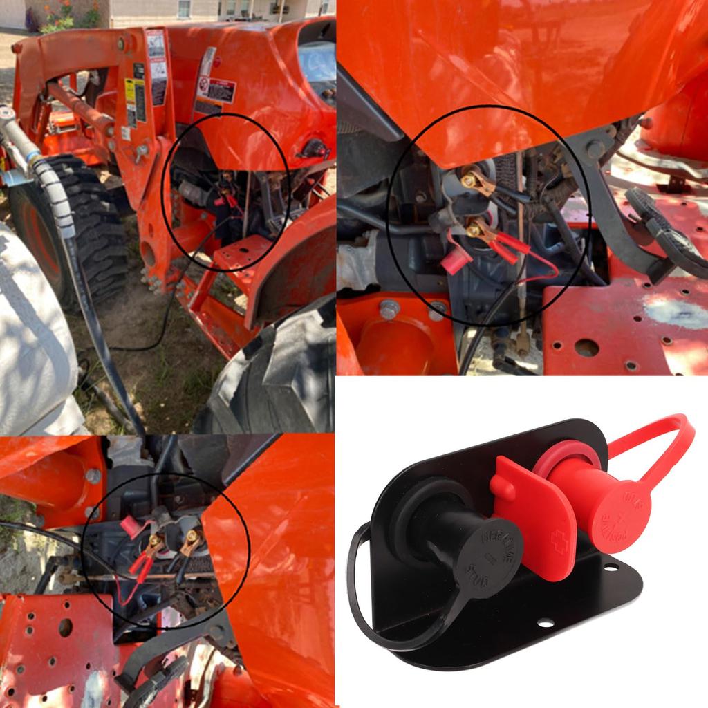 Remote Battery Terminal Kit Battery Terminal Relocation Kit Waterproof Remote Battery Jumper Terminal Battery Charger Post 2x20mm Stud 250A Rated