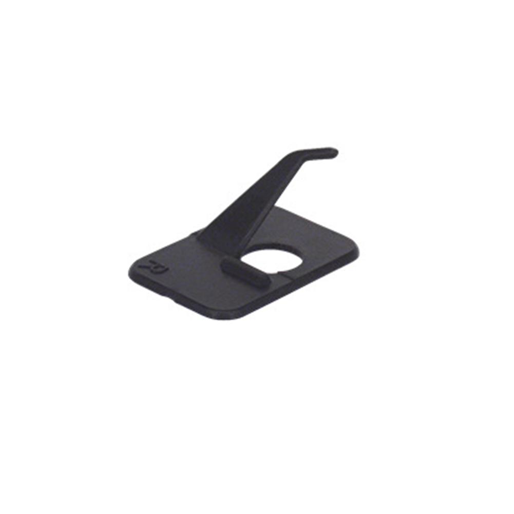 10Pcs Recurve Bow Archery Rest with Adhesive Back Plastic Arrow Rest Lightweight Recurve Bow Arrow Rest for Hunting Shooting