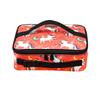 Insulated Lunch Bag Cartoon Pattern Dual Handles Waterproof Durable Cooler Portable Lunch Box Red Blue
