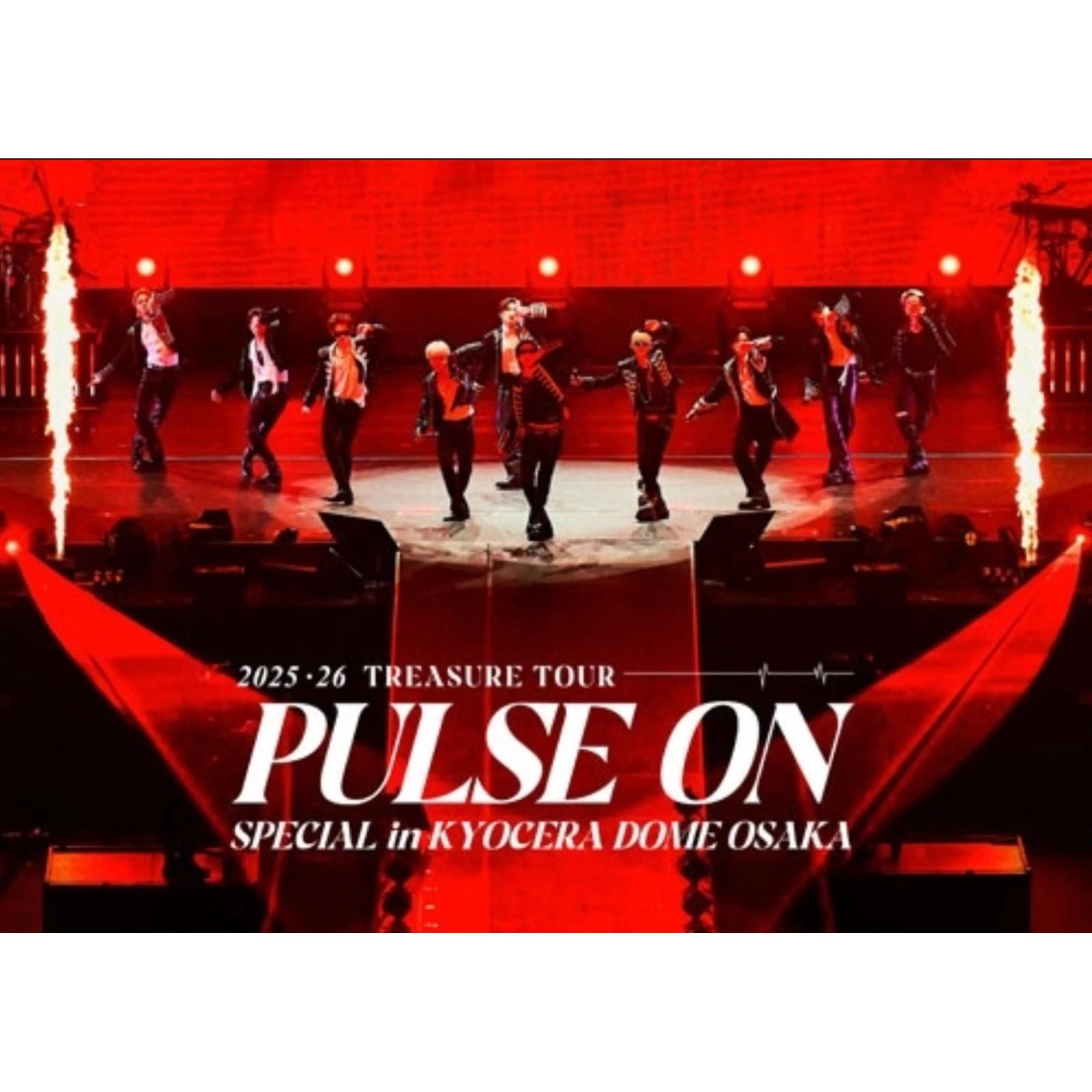 PRE-ORDER TREASURE 2025-26 TOUR [PULSE ON] SPECIAL in KYOCERA DOME OSAKA DVD / Blu-ray 3 DVDs + Sumapura Movie + Sumapura Photo