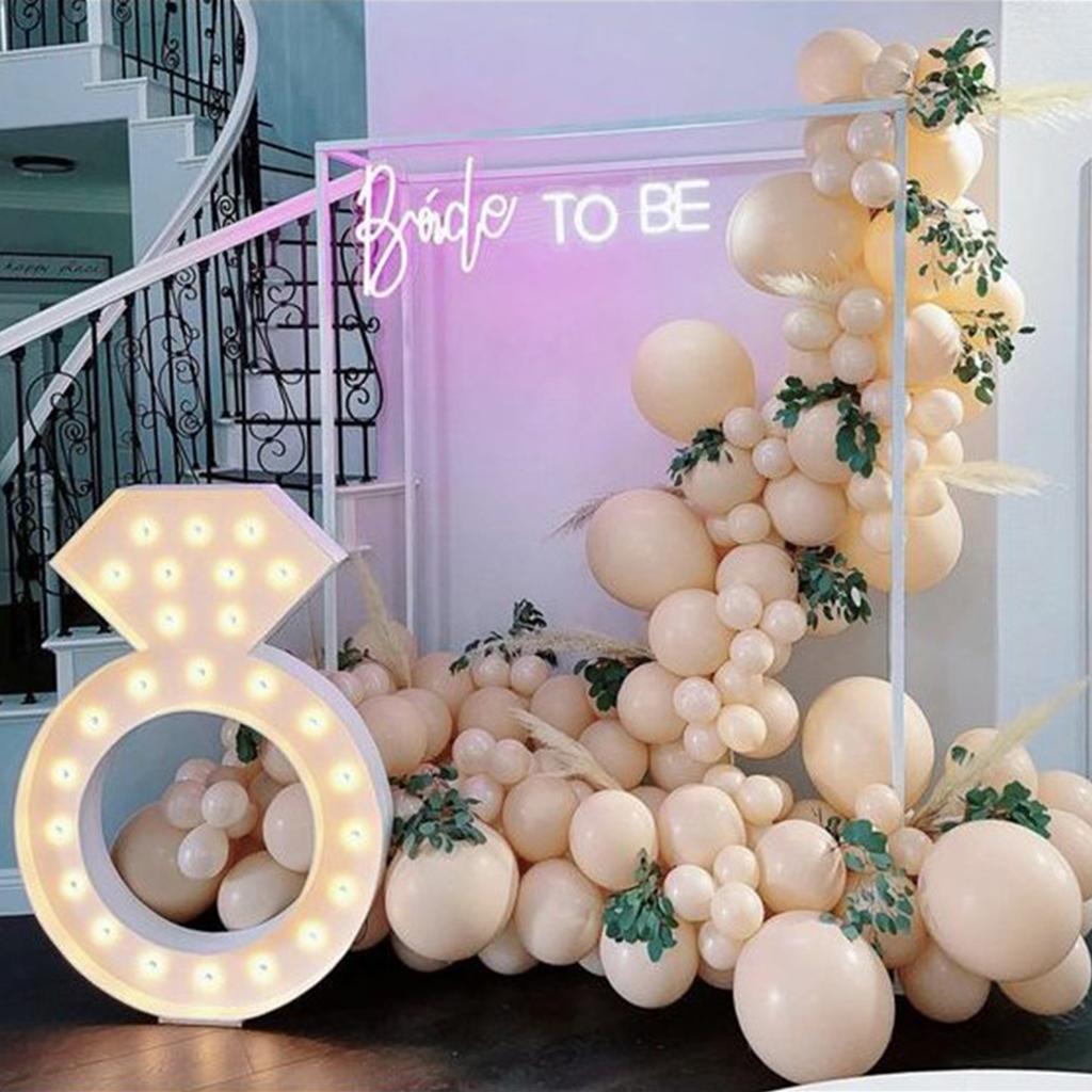 1Pcs 94cm/37inch Light Up Diamond Marquee Frame KT Board LED Diamond Decoration Party Decorative Light For Wedding Party  Anniversary Decoration