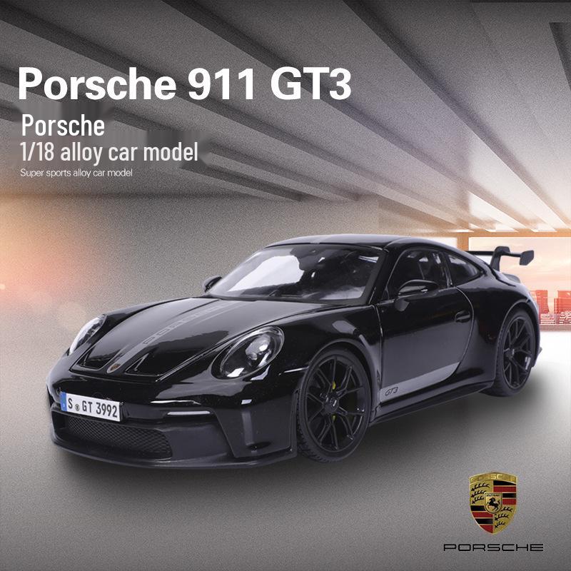Maisto 1:18 Porsche 911 GT3 Alloy Sports Car Model