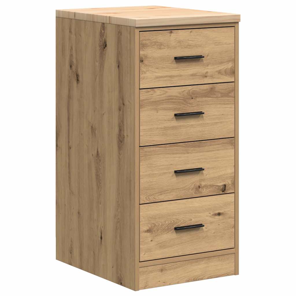 Garage Cabinets 2 pcs Artisan Oak Wood Based Material