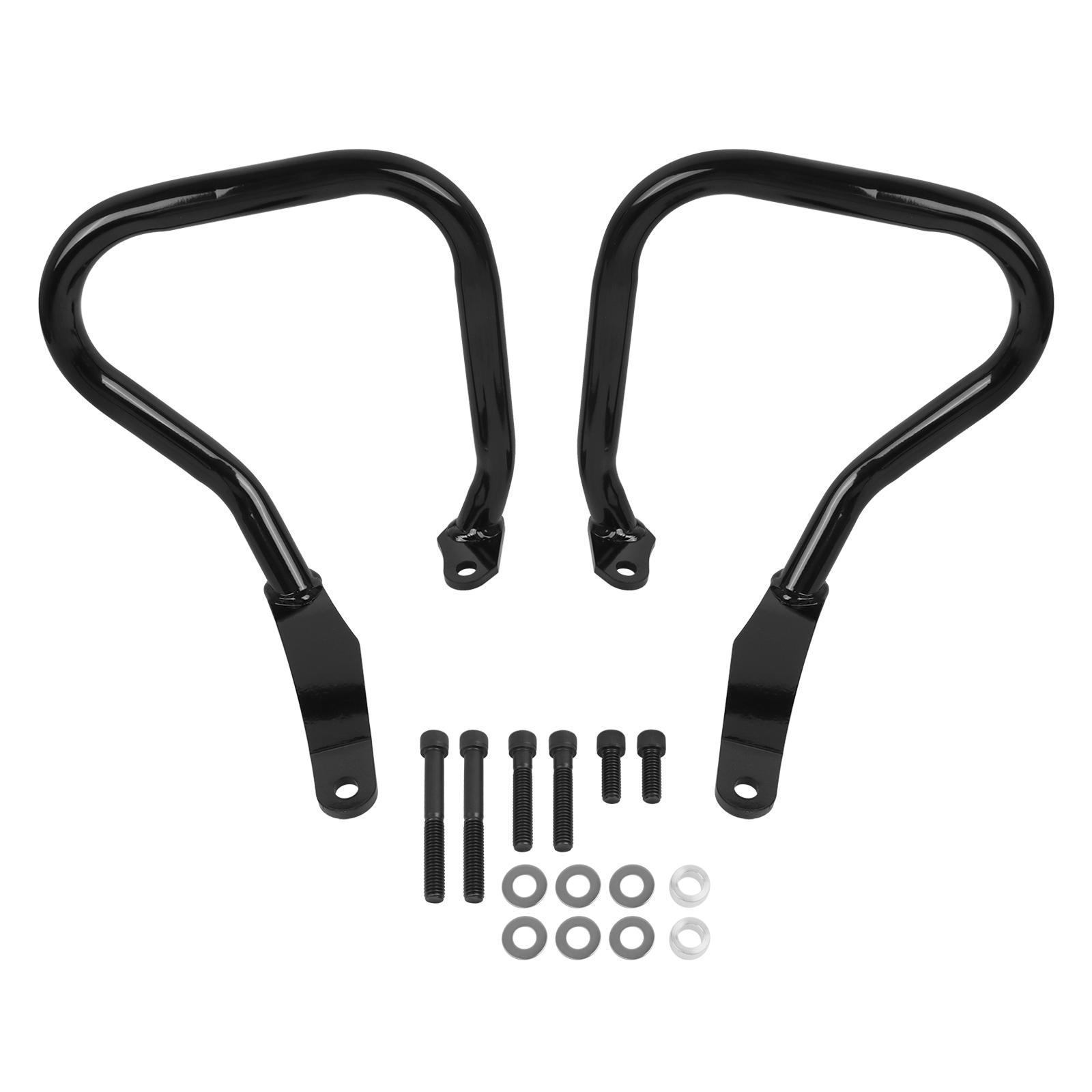 

Совместимо с защитой двигателя Harley Sport Glide FXLRST Low Rider ST FLSB, защитными дугами, боковыми рейками для кофров, бампером чёрный