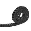 Black Wire Carrier Chain 10mm X 20mm CNC Cable Carrier Durable Cable Wire Carrier CNC Machine Tool