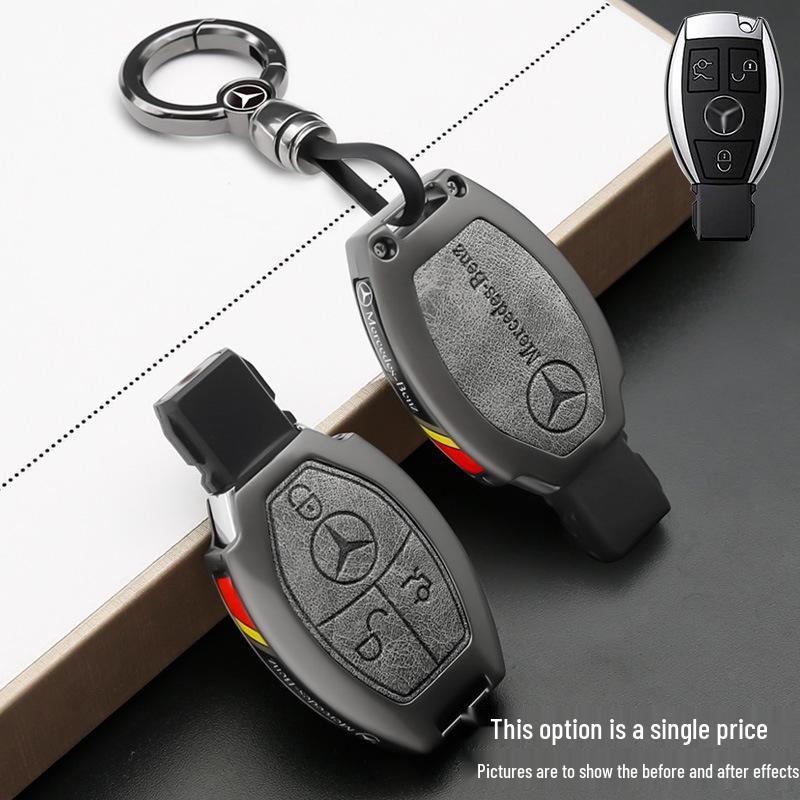 

Mercedes C-Class Key Cover for C200L, GLC300, A-Class, B-Class, C180L, GLC260, GLA, E200 - Old Model Car Key Shell