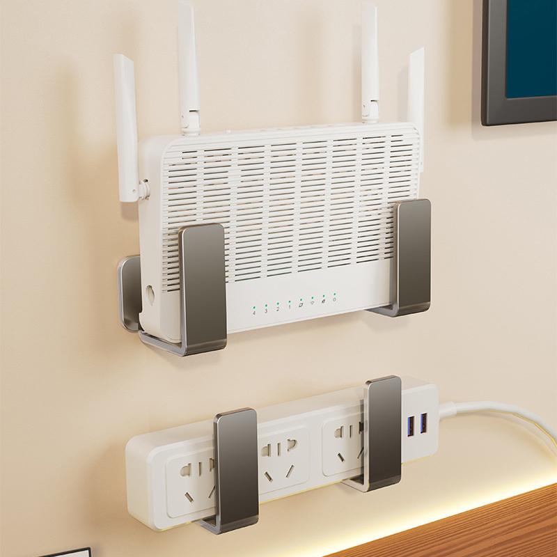 Router Storage Box Wall Artifact Set-Top Box Wall-Mounted Fixture Support Bracket Wifi Placement Rack
