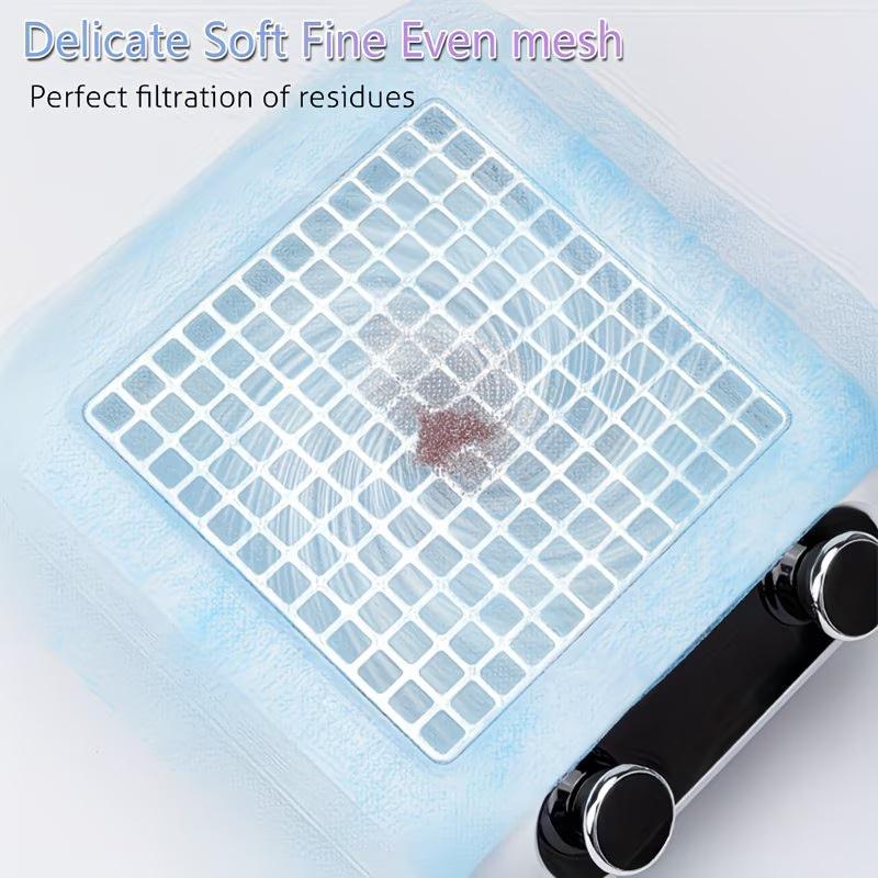 100pcs Disposable Nail Art Filter Paper Non-Woven Vacuum Manicure Dust Collector Nail Art Machine Accessories for Salon Use