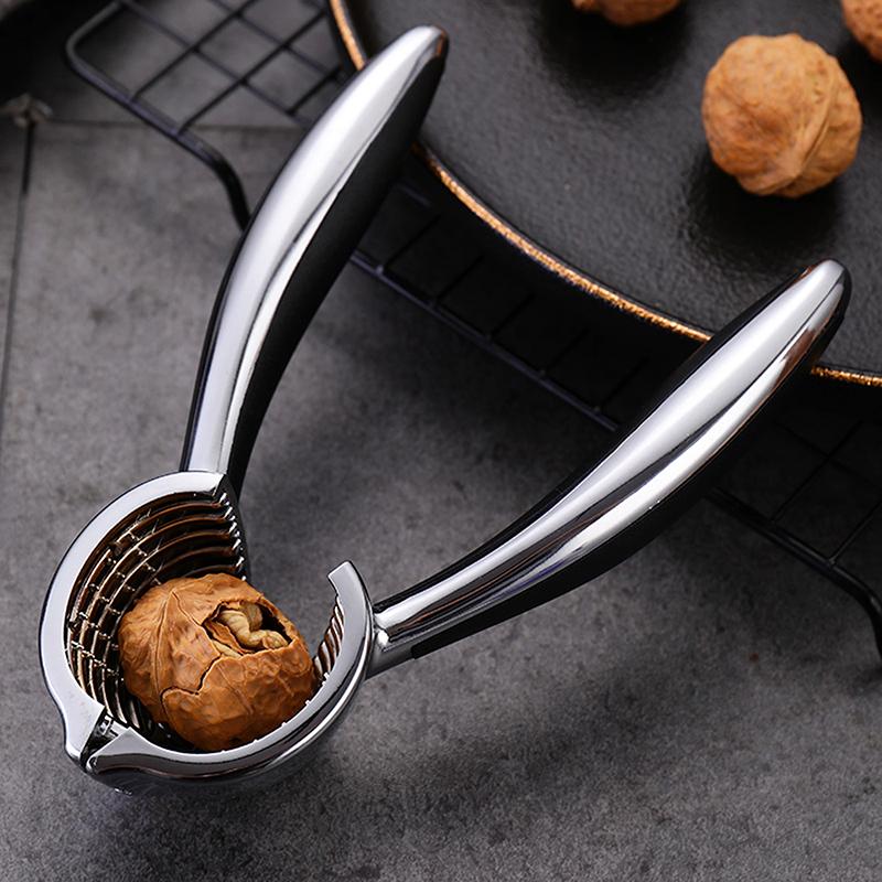 Premium Zinc Alloy Nut Cracker With Funnel Design & Non-Slip Handle - Heavy Duty, Fits 1.5-4Cm Nuts Including Walnuts, Pecans