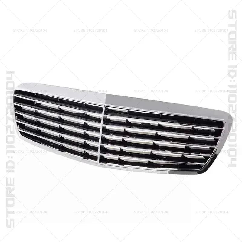 For 2003-2006 W211 Mercedes Benz E320 E350 E500 E55 AMG Front Upper Grille Racing Grills Mesh Grid Base Radiator 2118800583