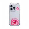 Cute Strawberry Bear Suitable for Apple iPhone11/11Pro Mobile Phone Case Air Cat Ears 11/11 Women's 11 Anti-drop