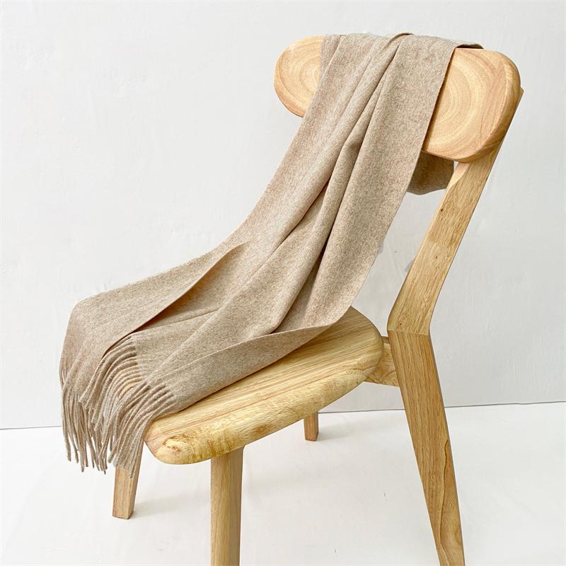 Winter Warm Women Scarf Cashmere Solid Color Shawls Thick Neckerchief Hijab Wraps Tassls Pashmina Foulard Headband