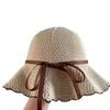 Breathable Crochet Bucket Hat UV Protection Summer Sunshade Visors Knit Fisherman Hat  Outdoor