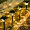 Solar Powered Lawn Lights Outdoor Waterproof LED Bright Pathway Lights Landscape Yard Garden Path Lights Garden Decoration