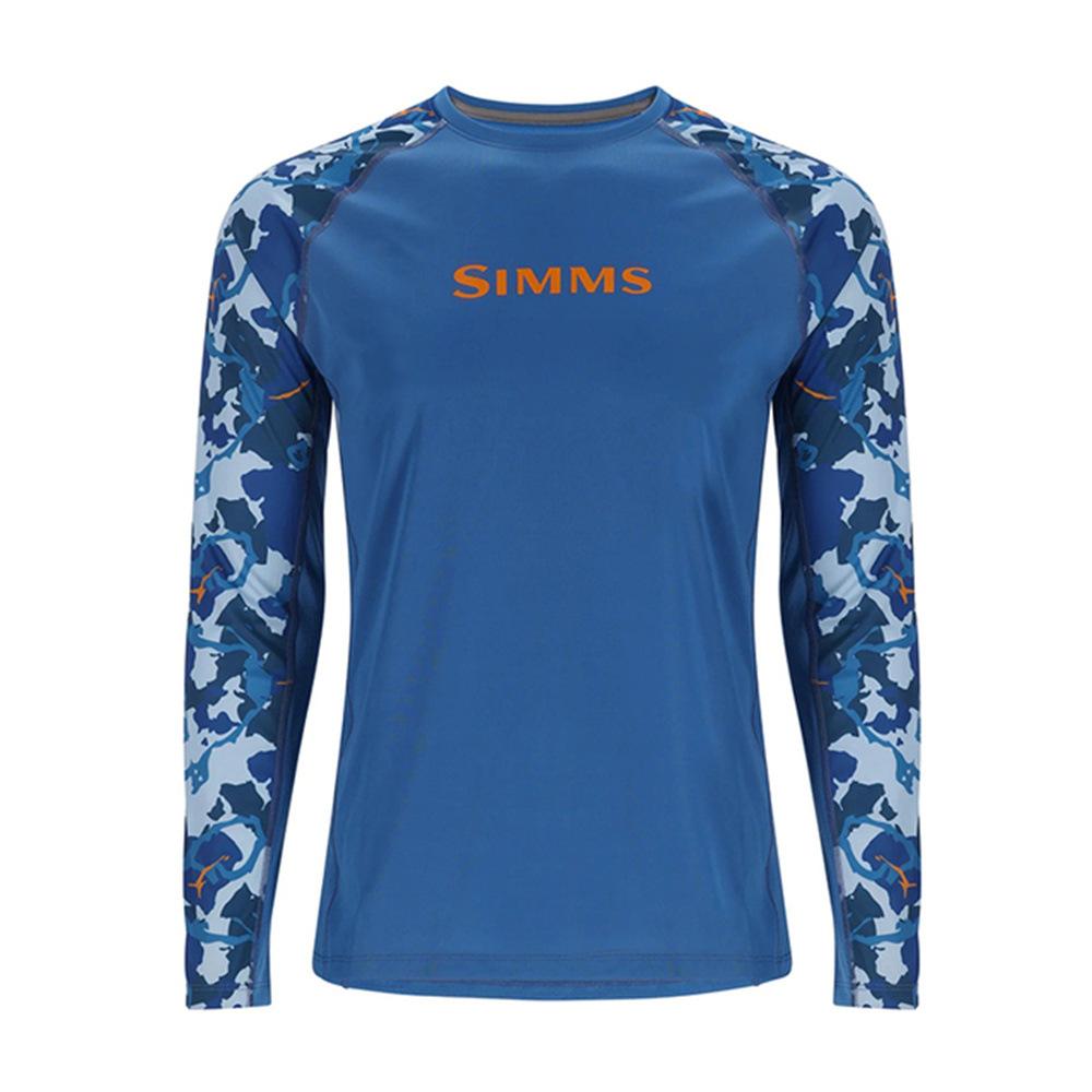 Simms long-sleeved T-shirt summer sunscreen clothes Luya fishing clothes upf50 + quick-drying breathable men's clothing new
