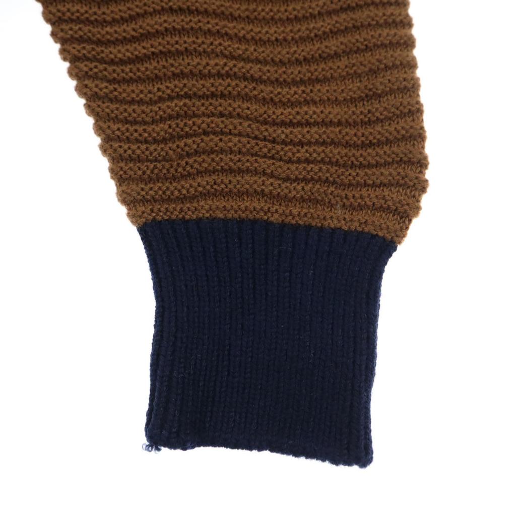 CULLNI made in Japan Border Pattern Long sleeve sweater 2 Navy Women Used