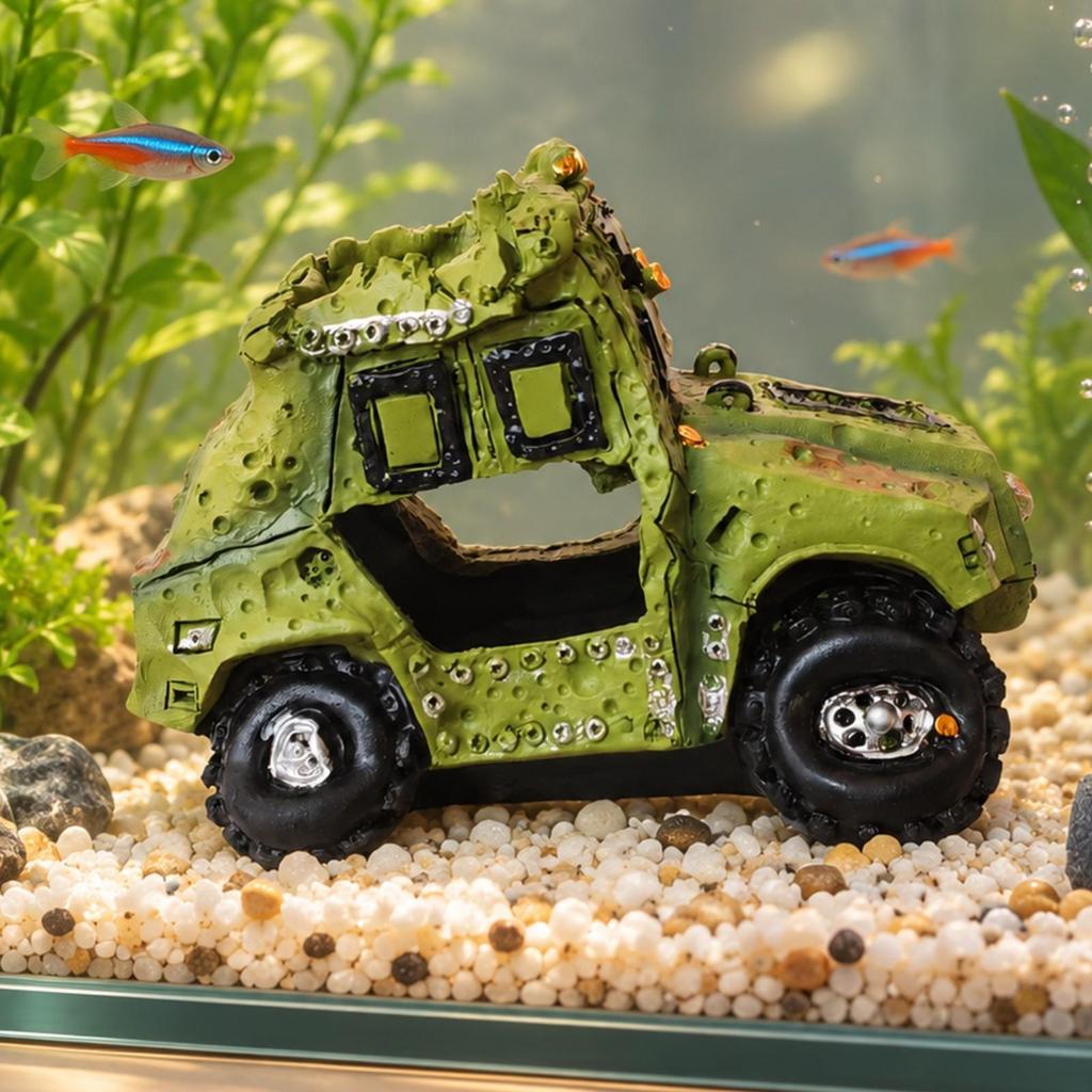 Stabiler SUV-Aquarium-Dekorationsgegenstand Geringer Wartungsaufwand Aquarium-Dekoration mit Luftstein