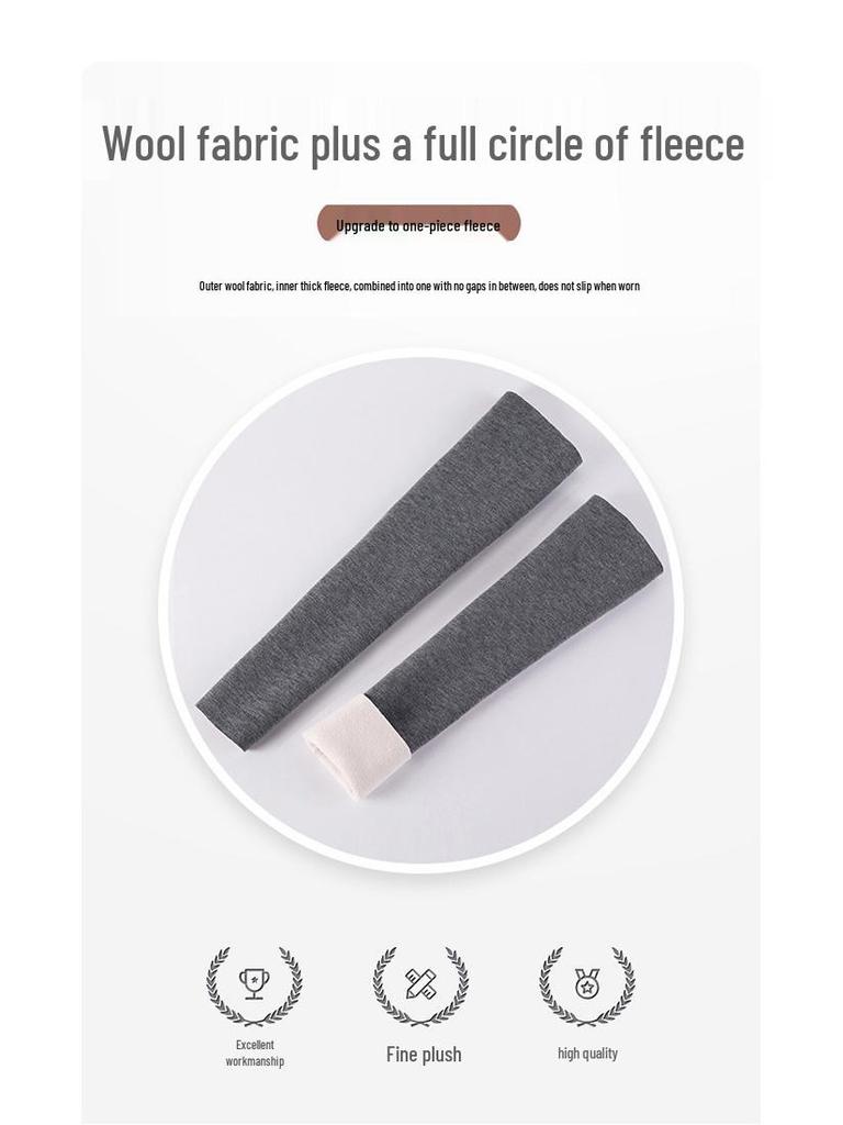 Warme Unisex Gelenk-Armschoner: Samtverstärkt für Ellenbogen- und Handgelenkunterstützung im Herbst/Winter