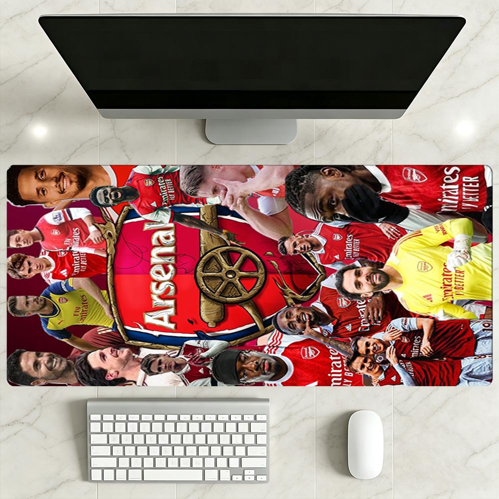 Arsenal Football Player Large Mouse Pad Desk Mat Office Mouse Mats Non-Slip Rubber Bottom Office Desk Accessory