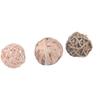 Parrot Hamster Natural Activity Bite Resistant Small Animals Chew Toys Rattan Balls Straw Woven