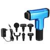 35W 6 Head Therapy Massage Guns 6 Gear Muscle Massager Hammering Style Relax Deep Tissue 4500r/min Rechargeable Massager