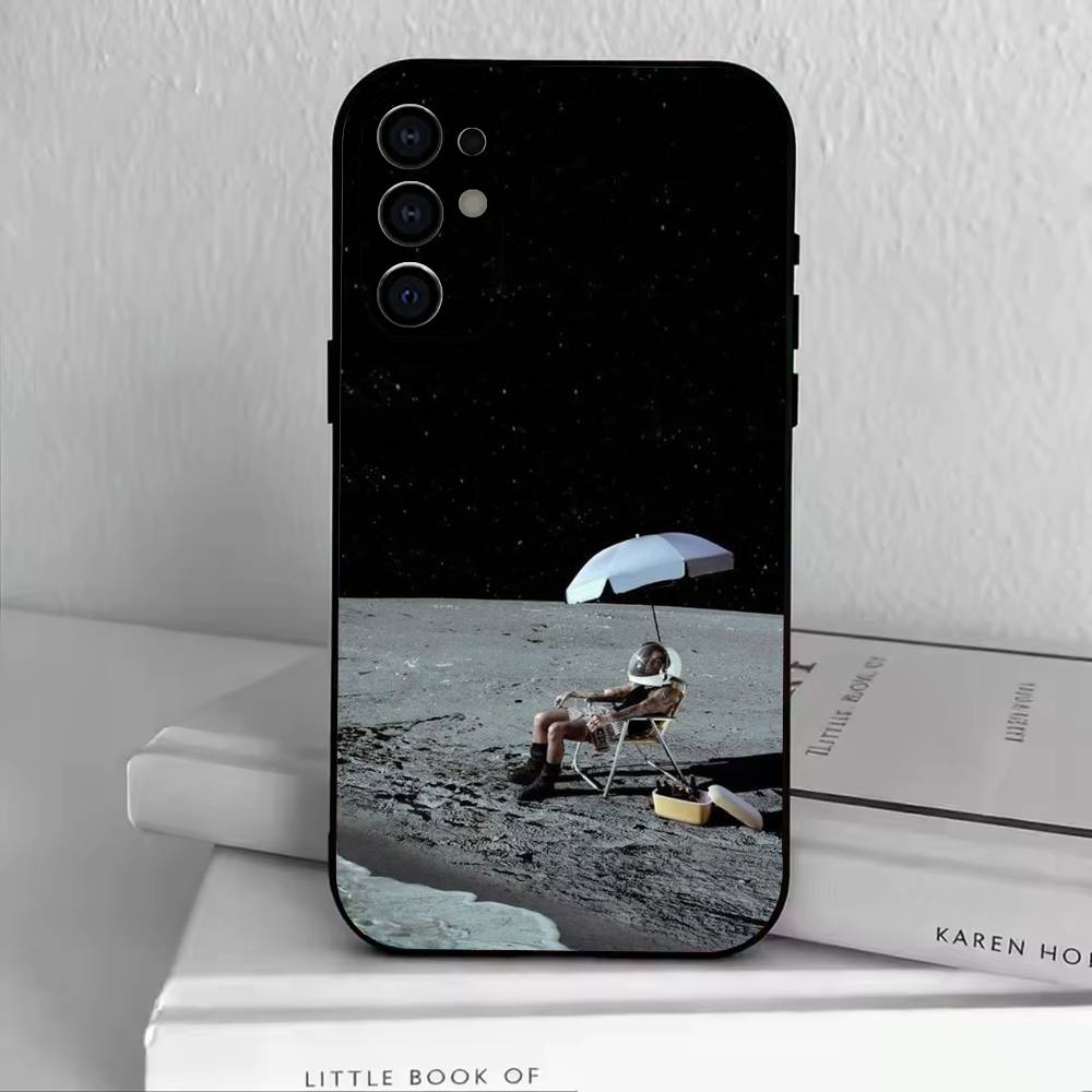 reggaeton-R- Rauw Alejandro  Phone Case For Samsung S25,S24,S21,S22,S23,S30,Ultra,S20,Plus,Fe,Lite,Note,10,Black Cover