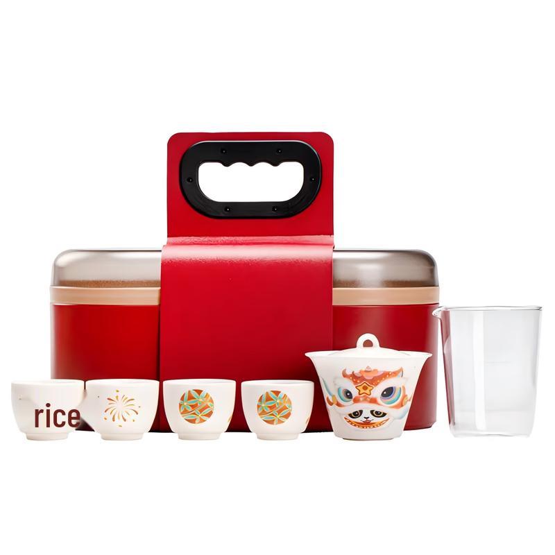 Hongyu Sancai Gaiwan Tea Set